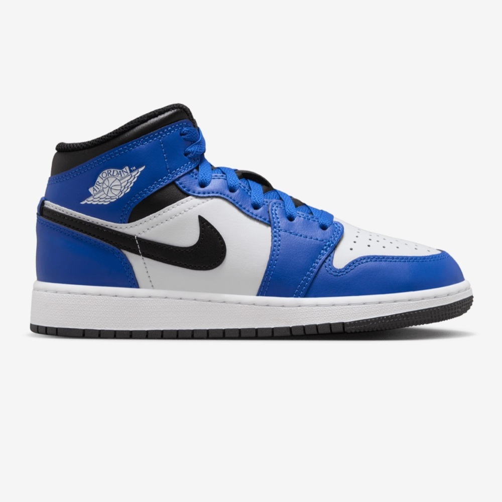 Jordan AJ 1 Mid  Blue and White sneakers